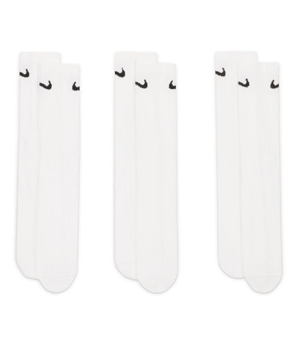 Nike Everyday Lightweight Crew Socks 3-Pack - White