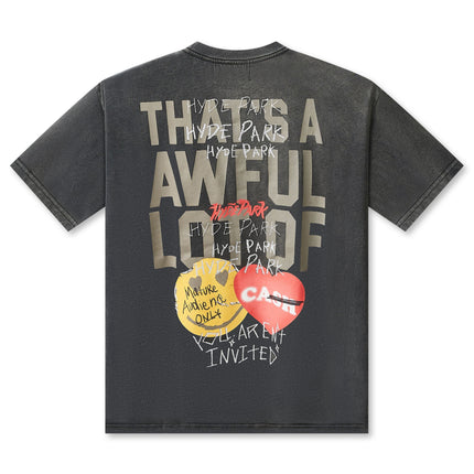 Hyde Park x ALOCS Stickered Up Tee - Black Wash
