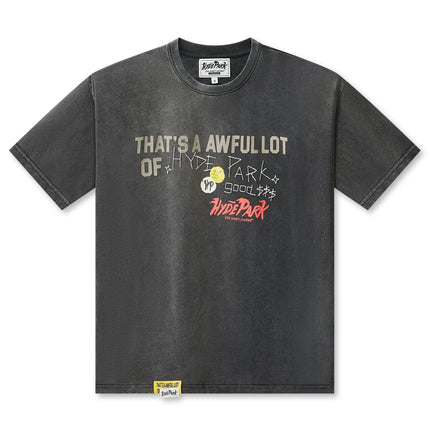 Hyde Park x ALOCS Stickered Up Tee - Black Wash