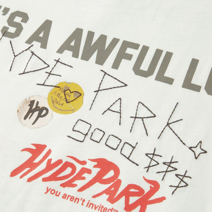 Hyde Park x ALOCS Stickered Up Tee - White