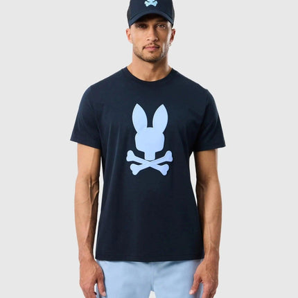 PSYCHO BUNNY HOUSTON GRAPHIC TEE - NAVY PSYCHO BUNNY
