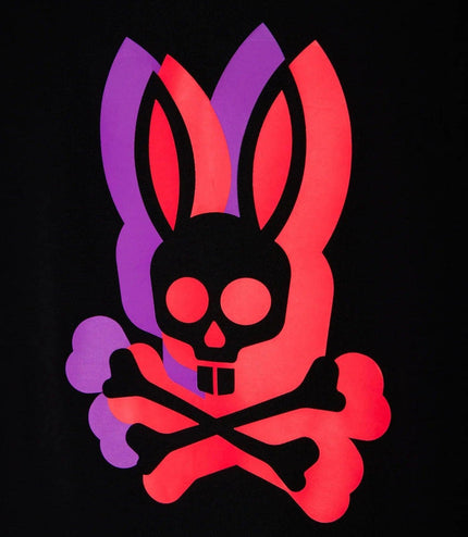 PSYCHO BUNNY GROVES GRAPHIC TEE - BLACK PSYCHO BUNNY