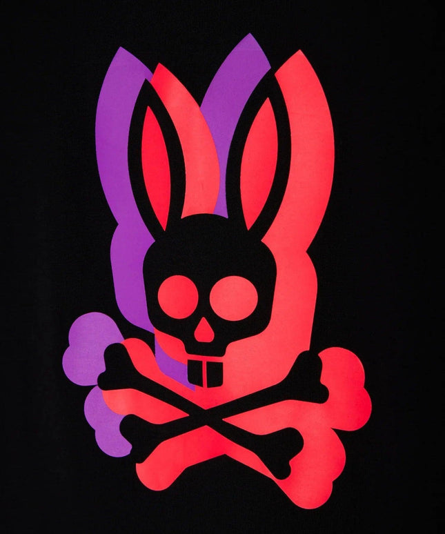 PSYCHO BUNNY GROVES GRAPHIC TEE - BLACK PSYCHO BUNNY