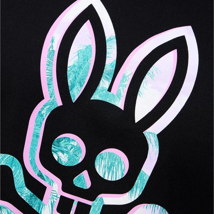 PSYCHO BUNNY LEONARD GRAPHIC TEE - BLACK PSYCHO BUNNY