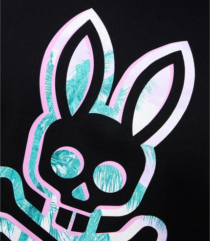 PSYCHO BUNNY LEONARD GRAPHIC TEE - BLACK PSYCHO BUNNY