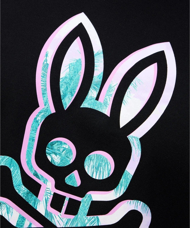 PSYCHO BUNNY LEONARD GRAPHIC TEE - BLACK PSYCHO BUNNY