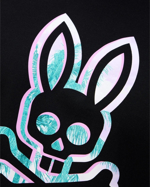 PSYCHO BUNNY LEONARD GRAPHIC TEE - BLACK PSYCHO BUNNY