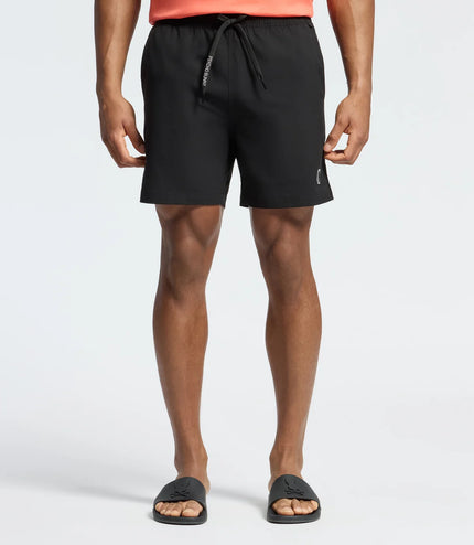 Psycho Bunny Samos Hydrochromic Printed Swim Shorts - Black