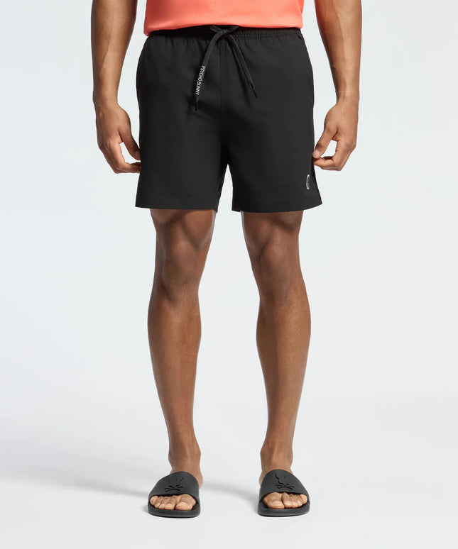 Psycho Bunny Samos Hydrochromic Printed Swim Shorts - Black