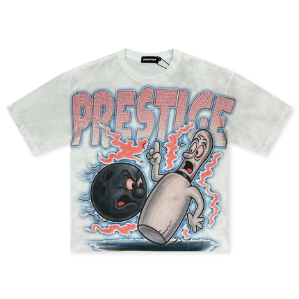 Prestige Bowling Ball Tee - White