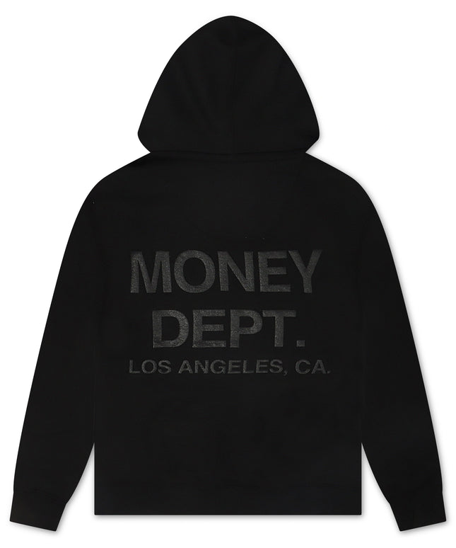Buy Money Dept. Rhinestone Hoodie - Black