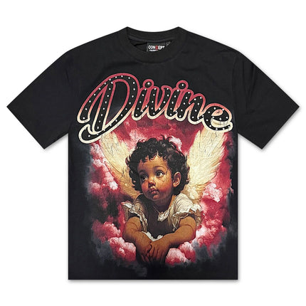 Concept LA Divine 1 Tee- Black/Red