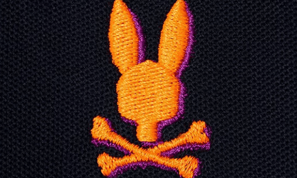 PSYCHO BUNNY MONTEBELLO PIQUE POLO - NAVY PSYCHO BUNNY