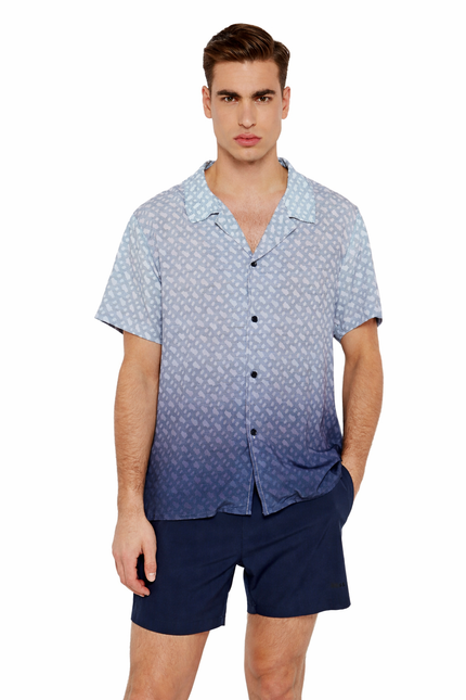 Boss Vale Button Up Shirt - Blue