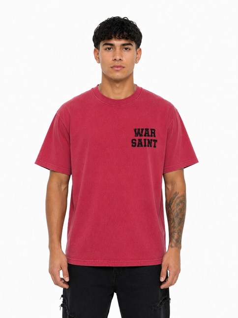 Warsaint Wingspan Tee - Red/Black