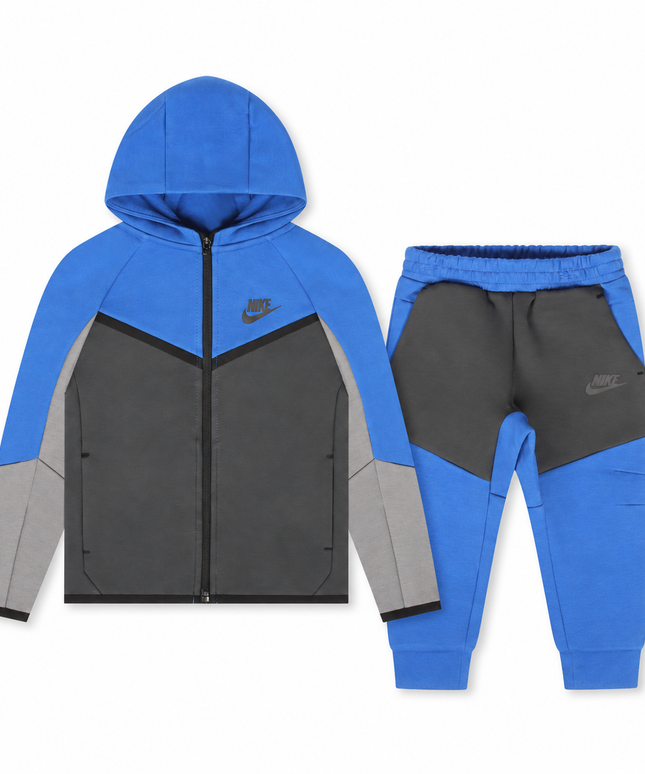 Nike Little Kids Sportswear Tech Fleece Set - Royal/Black