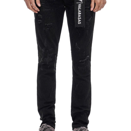 Valabasas Collage Skinny Denim Jet Black - Jet Black