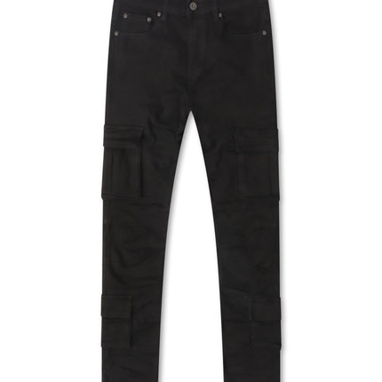 Valabasas Laddered Congo Skinny Jeans - Black