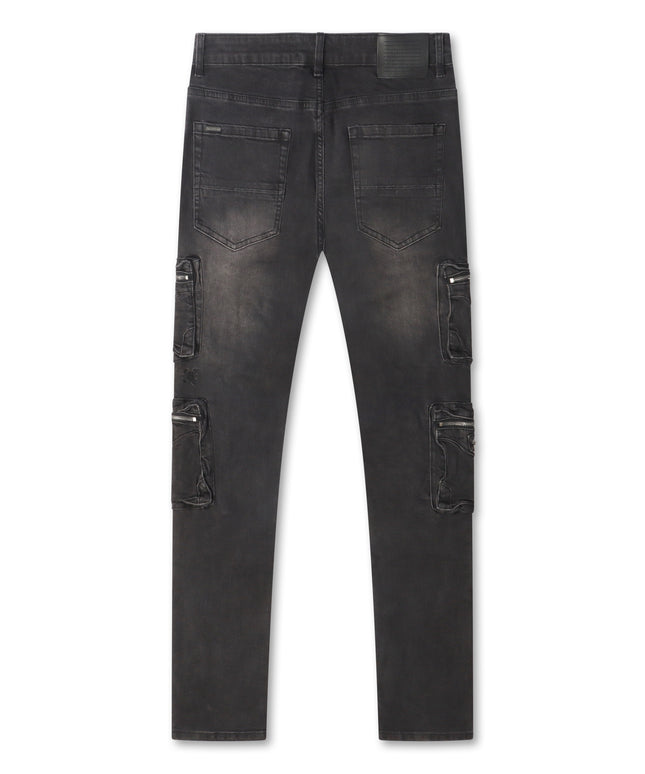 Serenede Poppy Cargo Skinny Jeans - Black