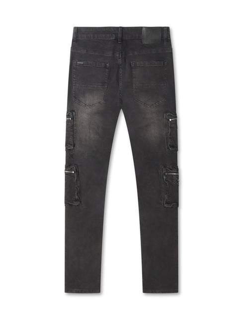 Serenede Poppy Cargo Skinny Jeans - Black