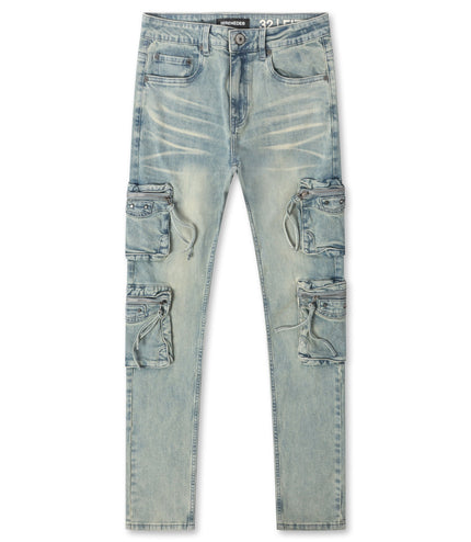 Serenede "Genesys" Cargo Skinny Jeans - Earth