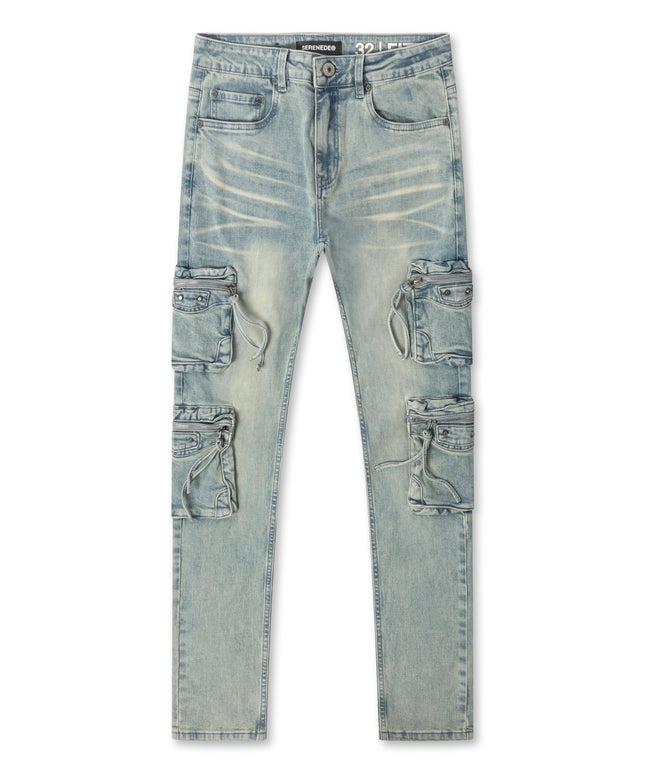 Serenede "Genesys" Cargo Skinny Jeans - Earth