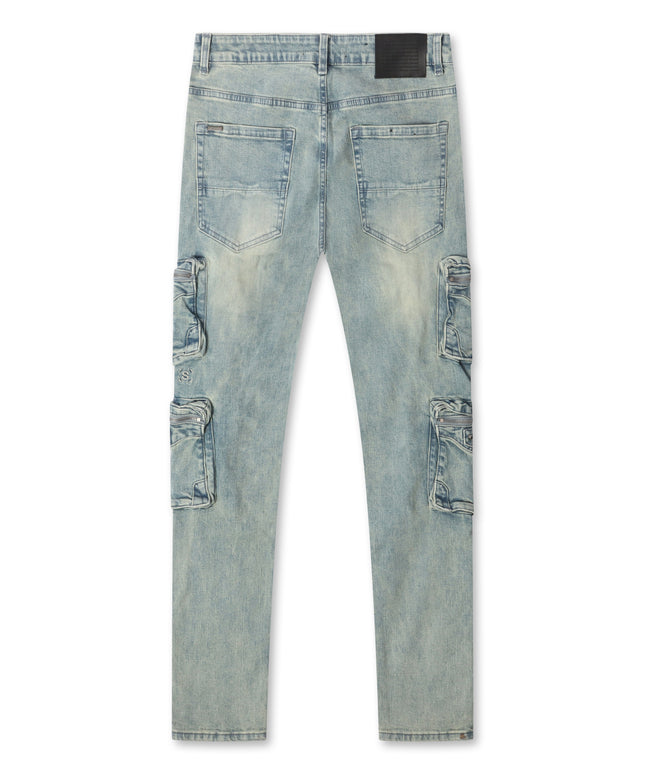 Serenede "Genesys" Cargo Skinny Jeans - Earth