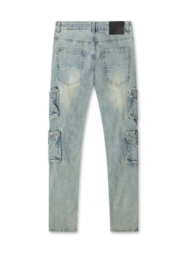 Serenede "Genesys" Cargo Skinny Jeans - Earth