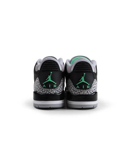 AIR JORDAN BIG KIDS 3 RETRO - GREEN GLOW AIR JORDAN