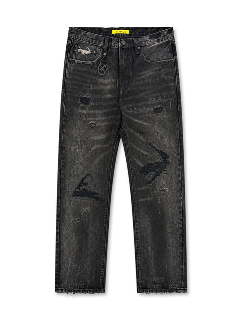 GFTD LA Damien Denim Jean - Black Wash