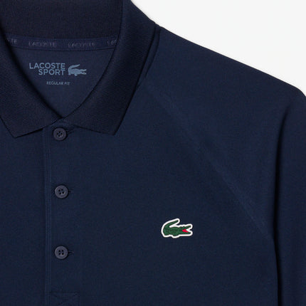 Lacoste Mens UV Protect Golf Polo - Navy