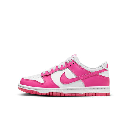 NIKE BIG KIDS DUNK LOW - LASER FUCHSIA NIKE