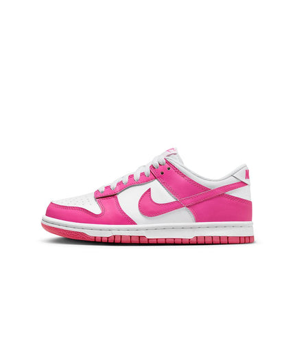 NIKE BIG KIDS DUNK LOW - LASER FUCHSIA NIKE