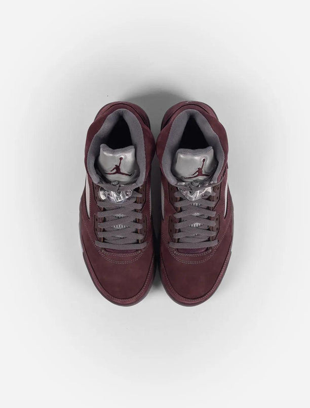 AIR JORDAN BIG KIDS 5 RETRO - BURGUNDY AIR JORDAN