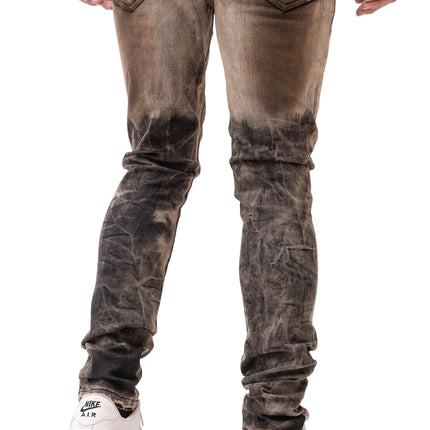 Premium Disaster Ultra Skinny Stretch Denim - Rust