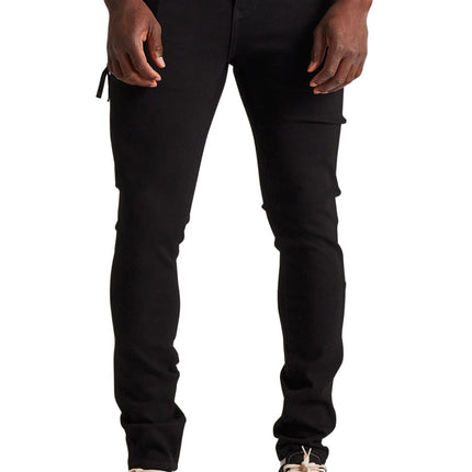 Embellish David Skinny Jeans - Jet Black