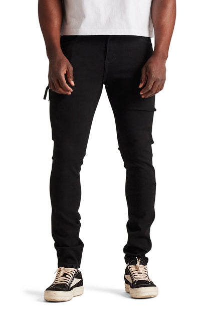 Embellish David Skinny Jeans - Jet Black