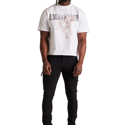 Embellish David Skinny Jeans - Jet Black