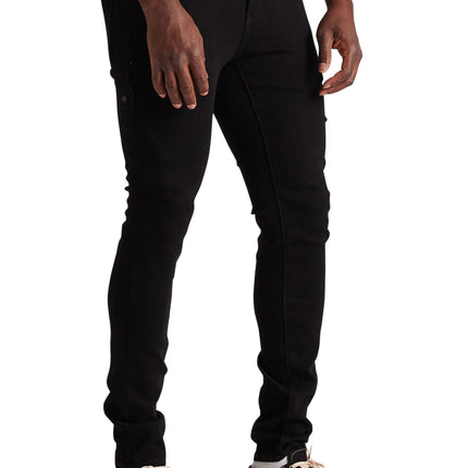 Embellish David Skinny Jeans - Jet Black