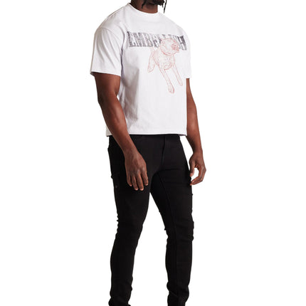 Embellish David Skinny Jeans - Jet Black