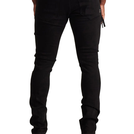 Embellish David Skinny Jeans - Jet Black