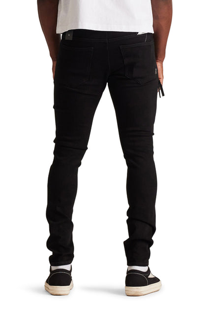 Embellish David Skinny Jeans - Jet Black