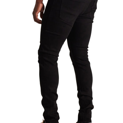 Embellish David Skinny Jeans - Jet Black