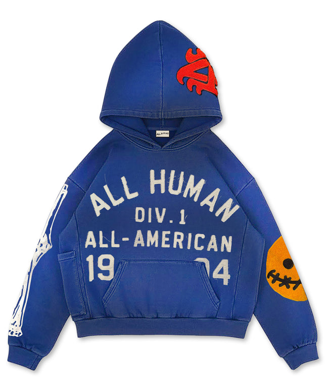 All Human El Perro Hoodie - Blue Wash