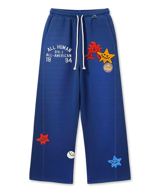 All Human El Perro Pant - Blue Wash