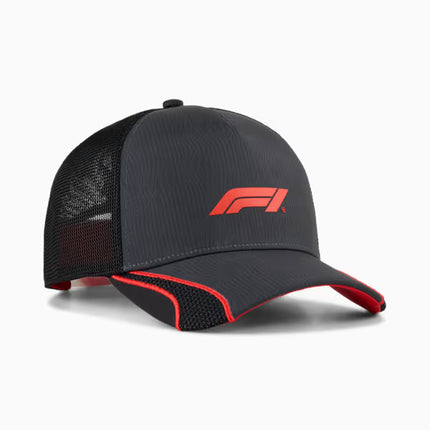 Puma F1 Racing Trucker Cap - Black