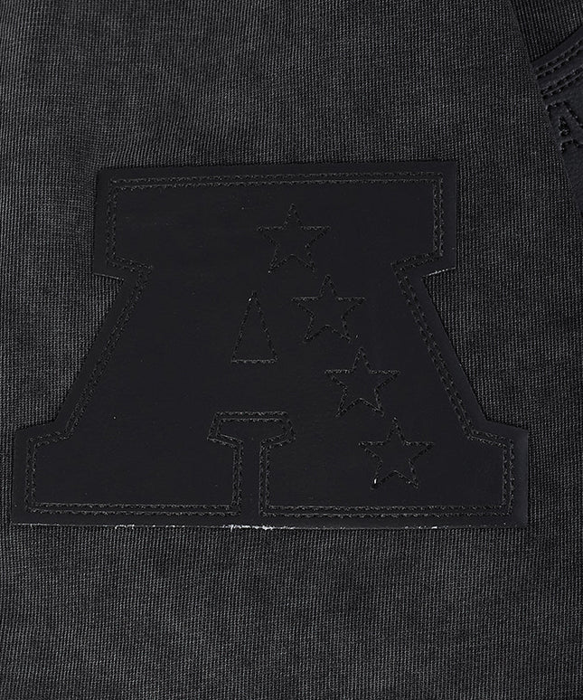 Pro Standard Raiders All-Over Logo Tee - Washed Black