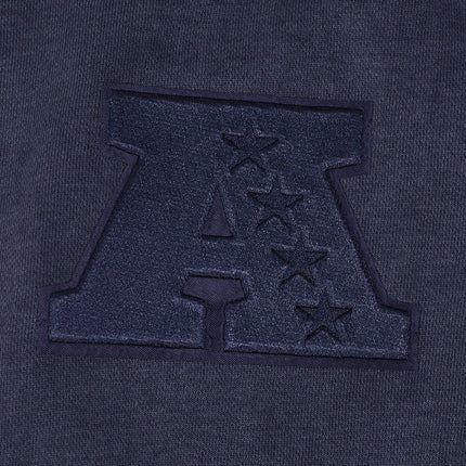 Pro Standard Raiders Washed Enzyme Drop Shoulder Hoodie - Navy