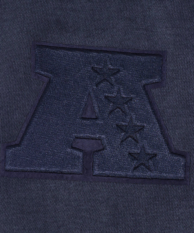Pro Standard Raiders Washed Enzyme Drop Shoulder Hoodie - Navy