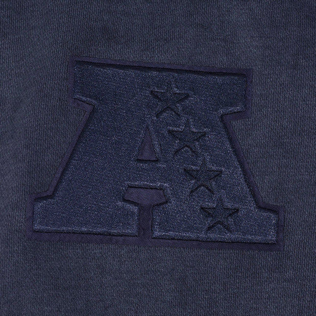 Pro Standard Raiders Washed Enzyme Drop Shoulder Hoodie - Navy